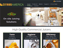 Tablet Screenshot of citrusamerica.com